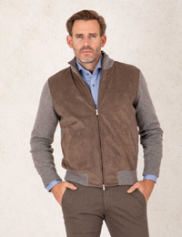 Gran Sasso cardigan bruin