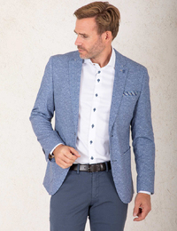 R2 modern fit blazer blauw