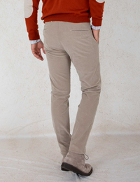 Briglia slim fit broek taupe