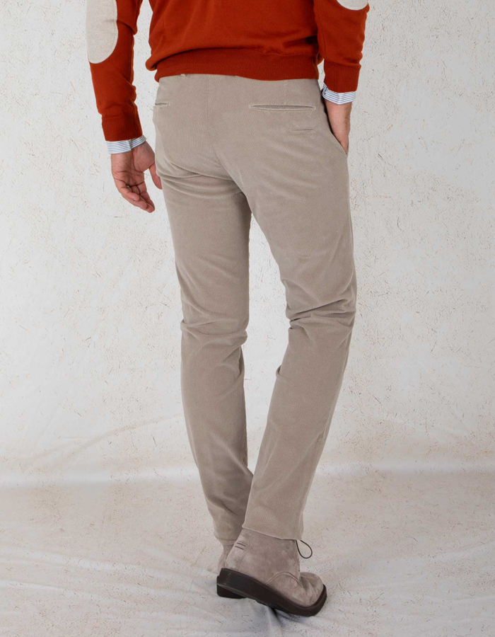 Briglia slim fit broek taupe