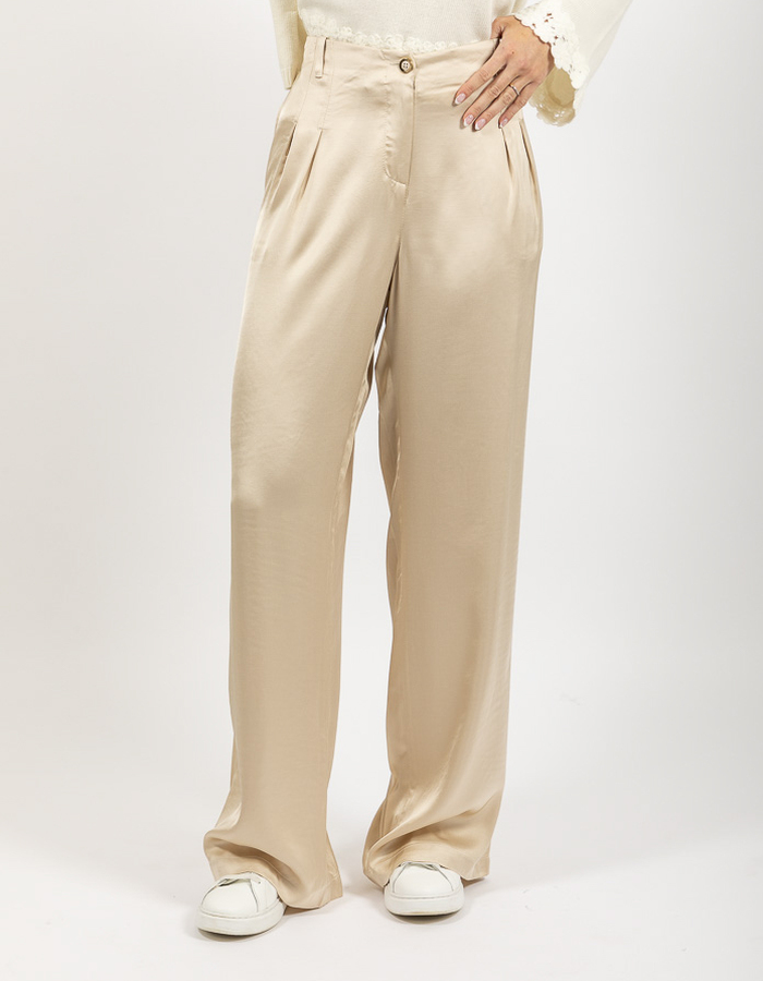 Due Amanti geklede broek beige