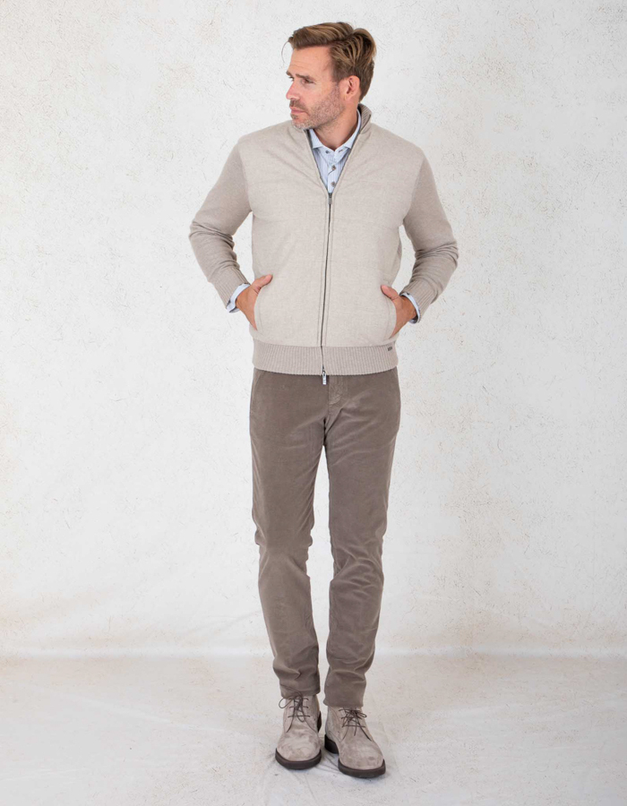 Gentiluomo cardigan beige