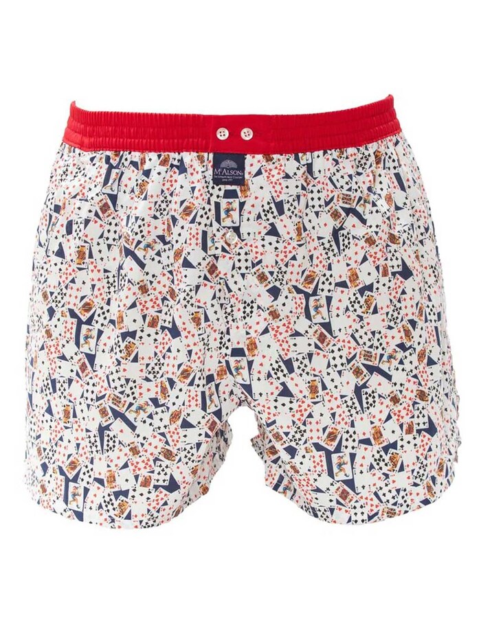 Men Boxershort Playing cards navy