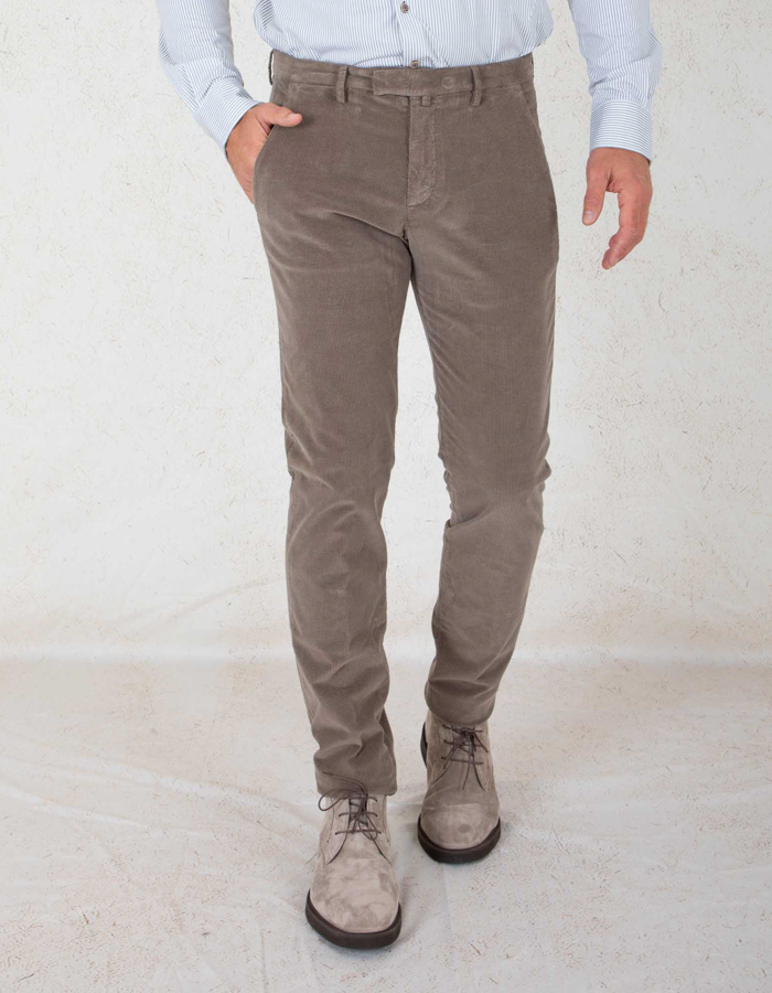 Briglia modern fit broek taupe