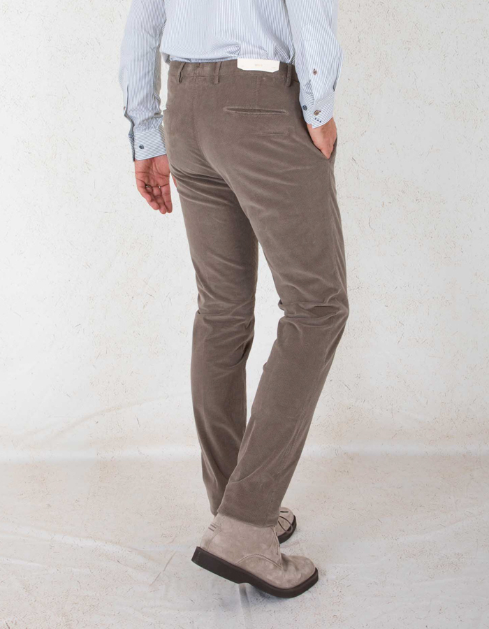 Briglia modern fit broek taupe