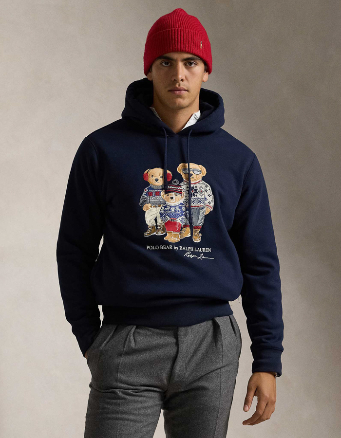 POLO BEAR FAMILY FLEECE HOODIE