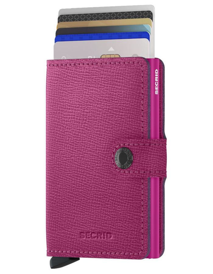 Secrid Miniwallet Portemonnee Crisple fuchsia