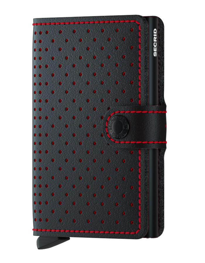 Secrid Miniwallet Wallet Matte black & red