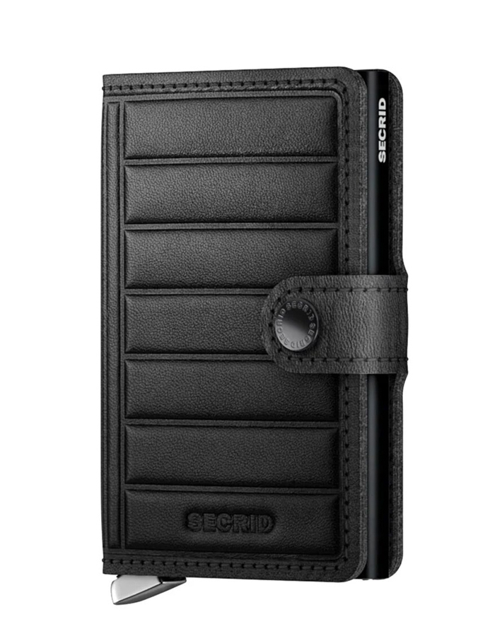 Secrid Miniwallet Portemonnee Emboss Lines black