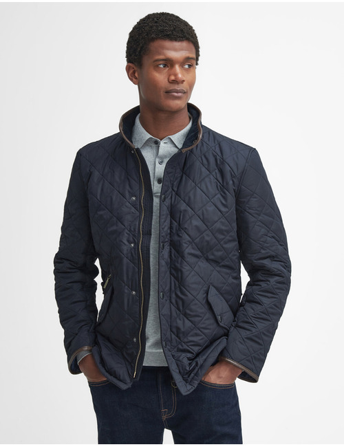 Barbour Powell Quilted Jas Donkerblauw