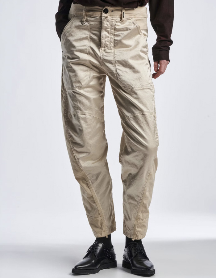 High 5-pocket broek ecru