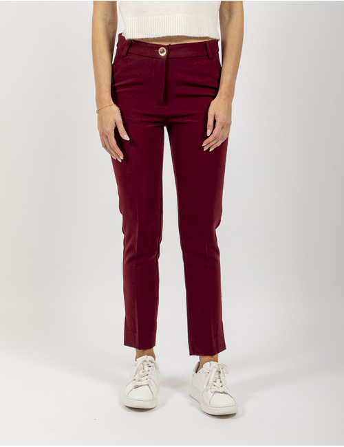 Due Amanti geklede broek bordeaux