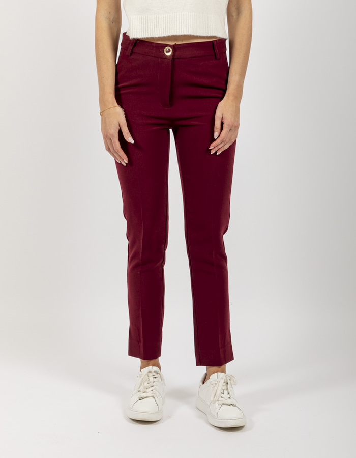 Due Amanti geklede broek bordeaux