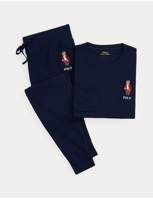 Polo Bear Waffle-knit Pyjamaset