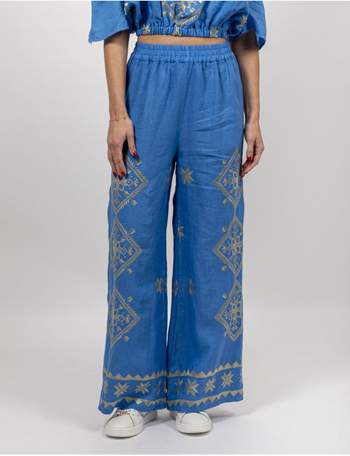 Greek Archaic Kori 7/8 broek blauw