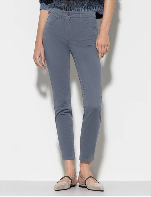 Luisa Cerano 5-pocket broek blauw