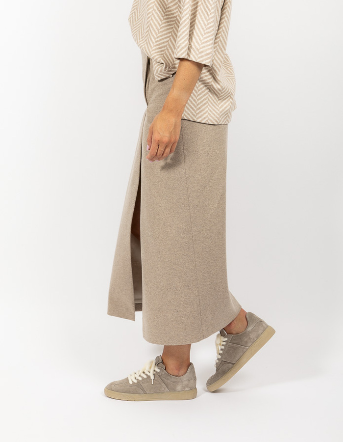 Liviana Conti midi rok beige