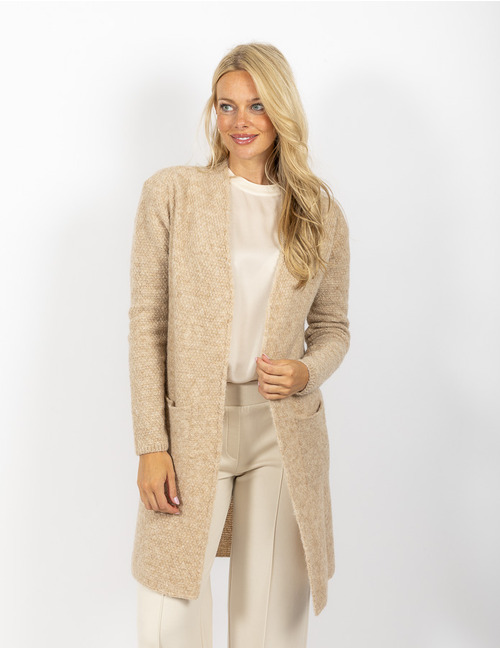 Ramona lange mouw pull beige