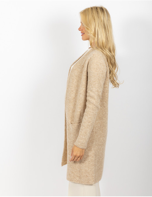 Ramona lange mouw pull beige