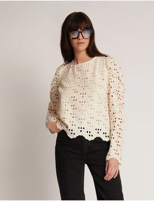 Munthe lange mouw pull beige