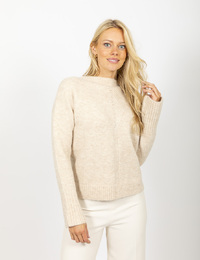 Oscar The Collection lange mouw pull beige