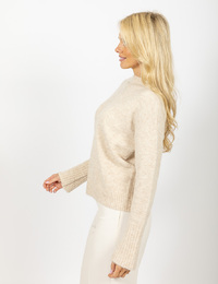 Oscar The Collection lange mouw pull beige