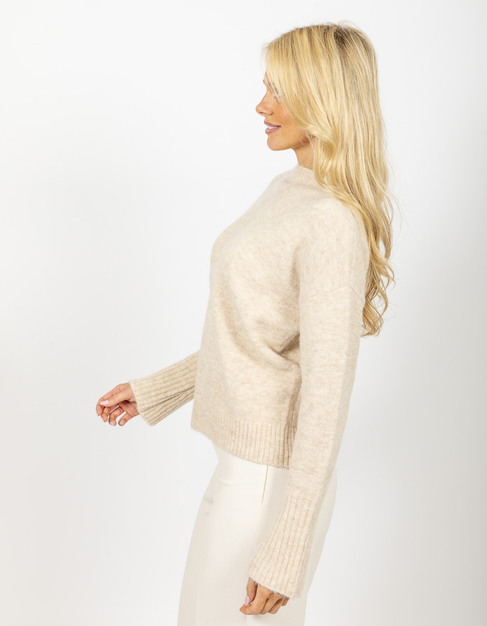 Oscar The Collection lange mouw pull beige