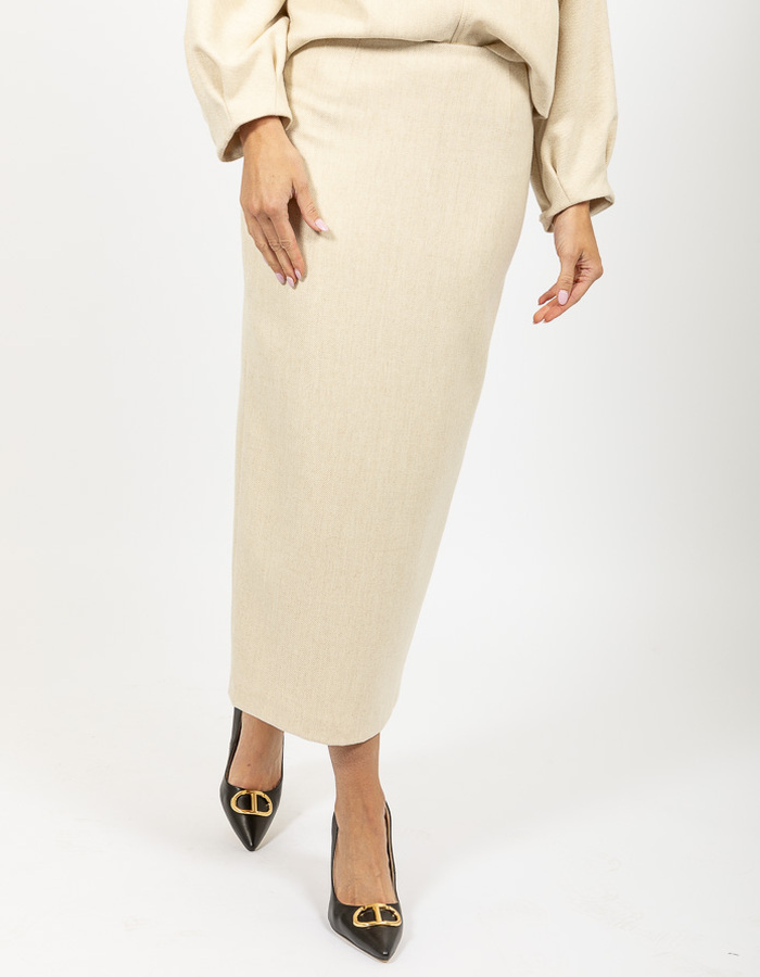 Oscar The Collection midi rok beige