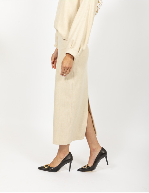 Oscar The Collection midi rok beige