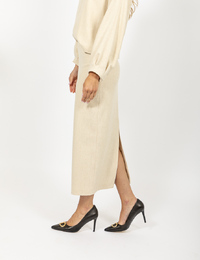 Oscar The Collection midi rok beige