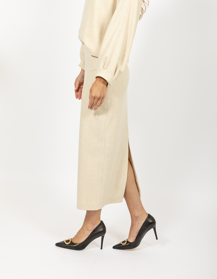 Oscar The Collection midi rok beige