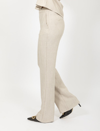 Oscar The Collection geklede broek beige