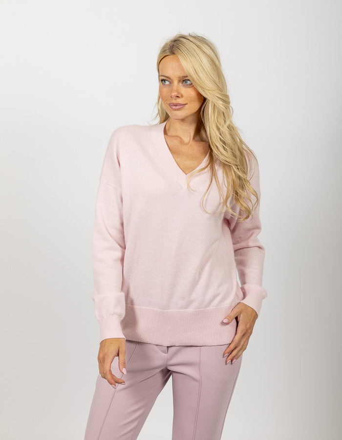 Herzen's lange mouw pull roze