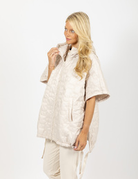 Twinset poncho beige