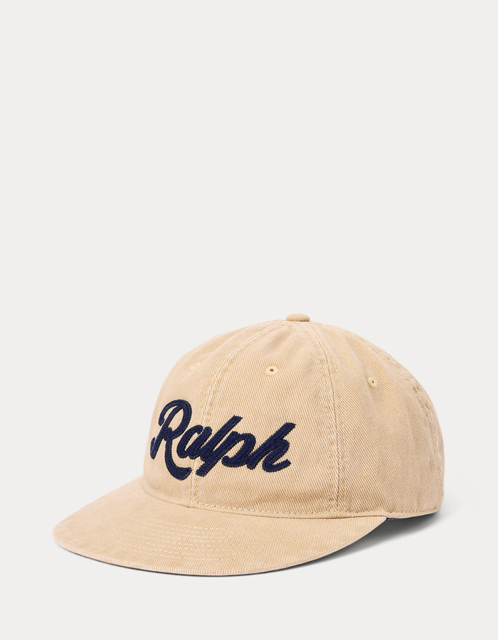 APPLIQUÉD TWILL BALL CAP