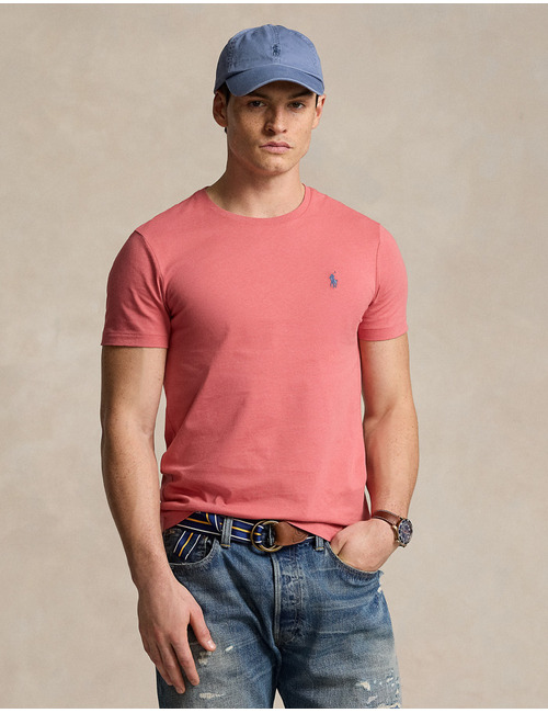 Ralph Lauren t-shirt custom slim fit rood