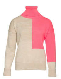 Due Amanti lange mouw pull beige