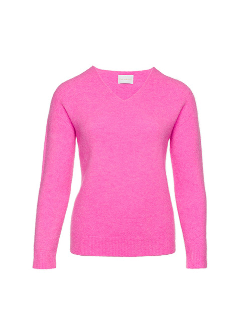 Due Amanti lange mouw pull fuschia