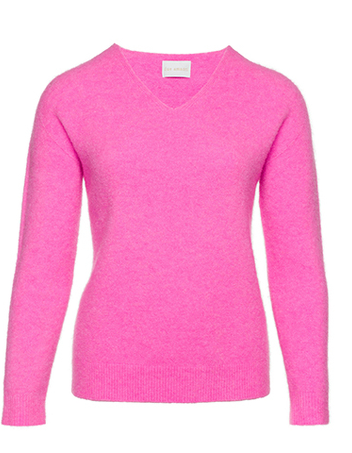 Due Amanti lange mouw pull fuschia