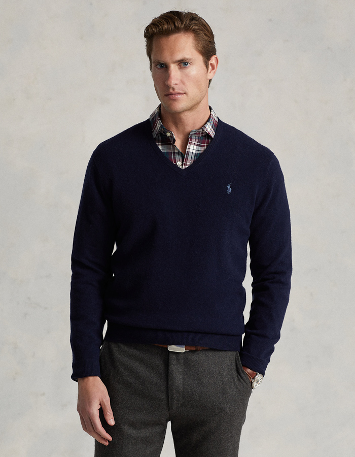 Wool V-Neck Sweater