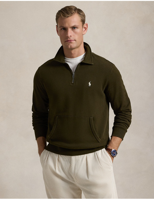 Loopback Fleece Quarter-Zip Sweatshirt