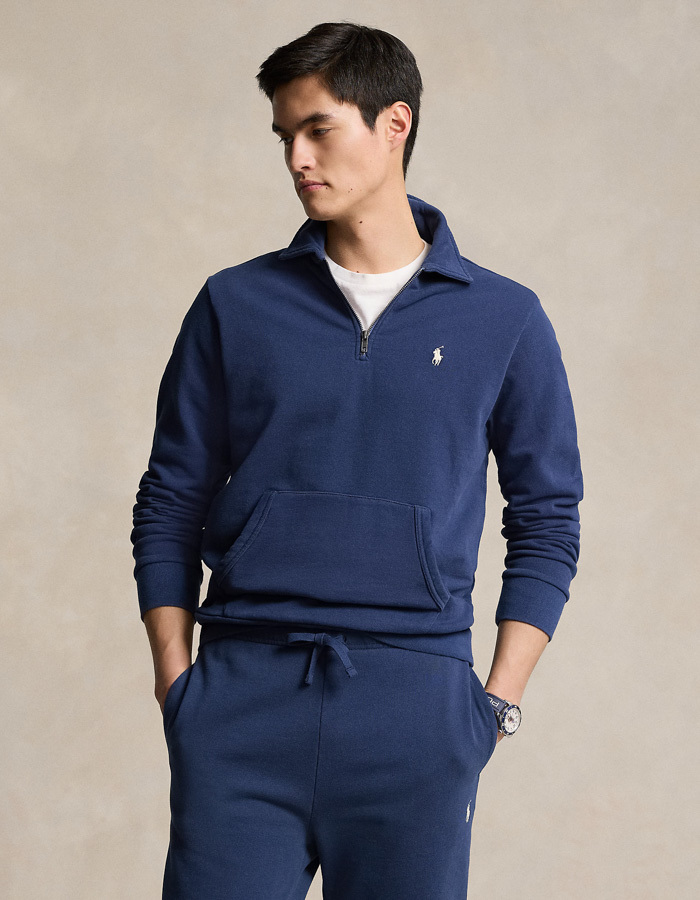 Loopback Fleece Quarter-Zip Sweatshirt