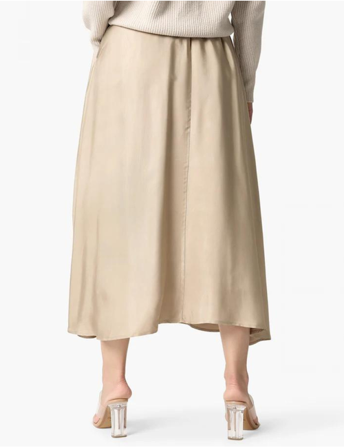 Aimee The Label lange rok beige