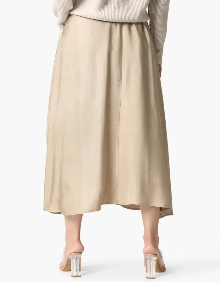 Aimee The Label lange rok beige