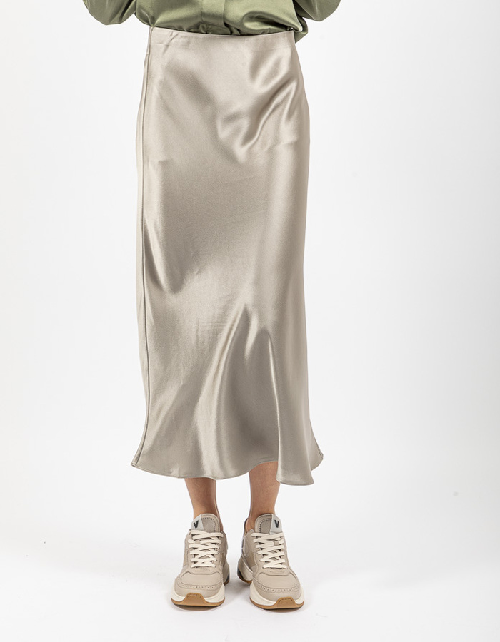 Herzen's midi rok beige