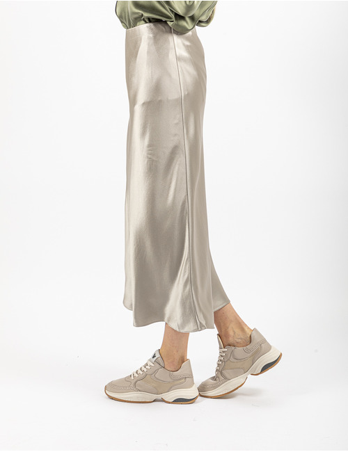 Herzen's midi rok beige