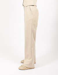 Aimee The Label geklede broek beige