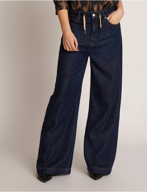 Munthe geklede broek blauw