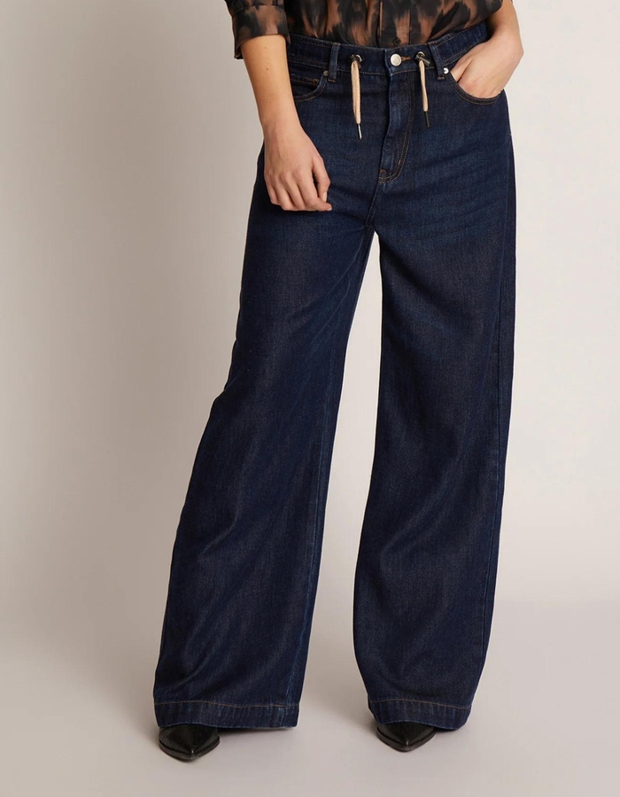 Munthe geklede broek blauw