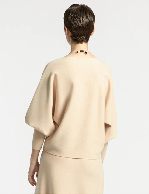 Xandres lange mouw pull beige